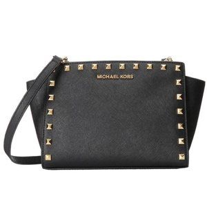 Michael Kors Small Selma Satchel, Studded